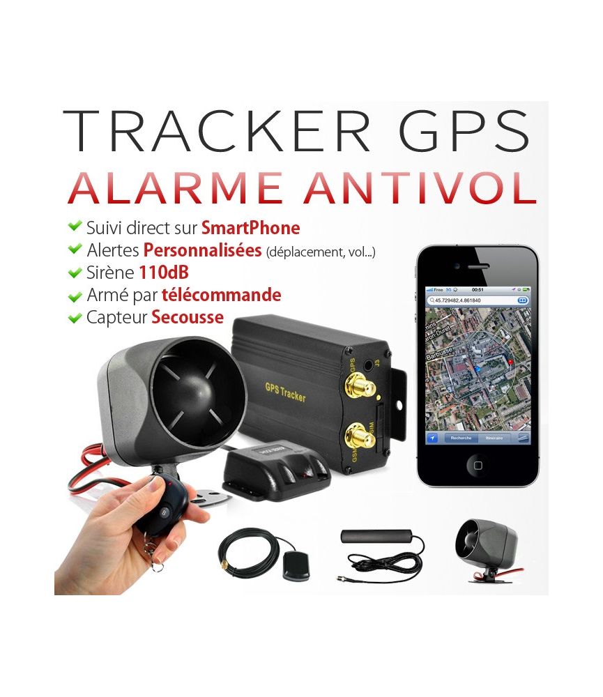 Le système de suivi GPS en temps réel du capteur de détection de