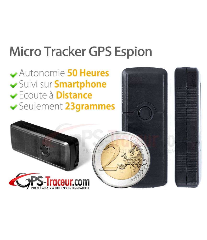 Mini balise GPS GSM WIFI longue autonomie waterproof sans  abonnement écoute à distance